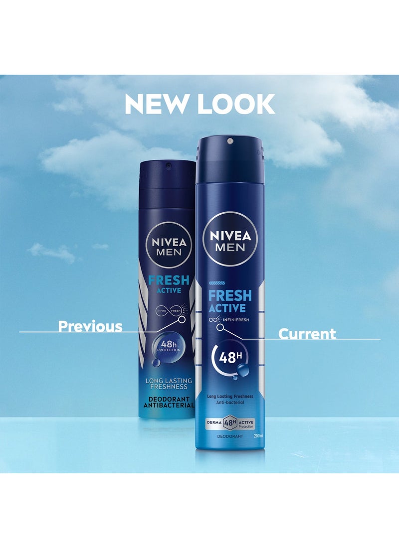 Nivea Antiperspirant Spray Fresh Scent Pack of 2 - Image 5